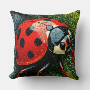 Süßer Marienkäfer Whimsical Nature Home Dekor 🐞✨ Kissen