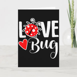 Süßer Marienkäfer zum Valentinstag Party Damenkäfe Karte