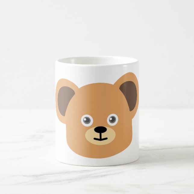 Süßer maßgeschneiderter Teddybär-Plüsch Kaffeetasse (Mittel)