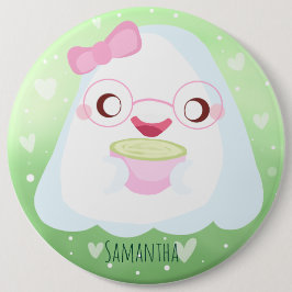 Süßer Matcha-Latte-Geist Button
