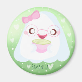 Süßer Matcha-Latte-Geist Magnet