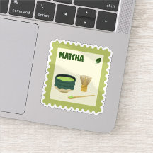 Süßer Matcha-Stempel