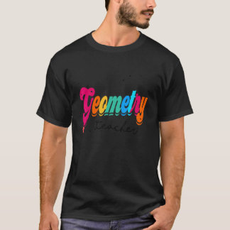 Süßer Mathe-Coach Lehrer Mathematische Geometrie-L T-Shirt