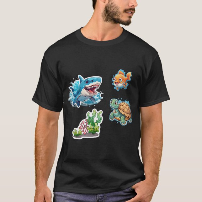 Süßer Meeresfisch T-Shirt (Vorderseite)