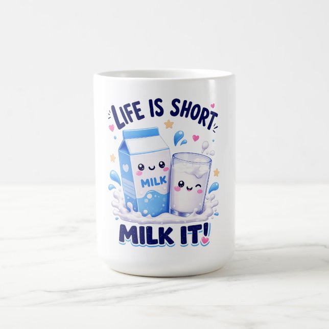 Süßer Milchliebhaber Kaffeetasse (Mittel)