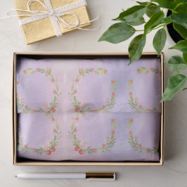 Süßer Mini-Blumenkranz Seidenpapier