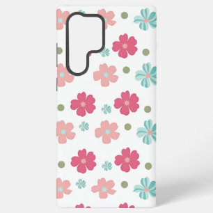 Süßer minimalistischer Blumenaufdruck Samsung Galaxy Hülle