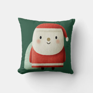Süßer minimalistischer Weihnachtsmann Kissen