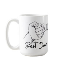 Süßer moderner bester Papa 