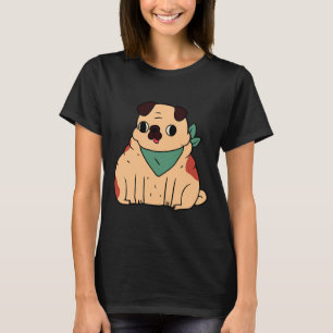 Süßer molliger Mops Klassiker 647 T-Shirt