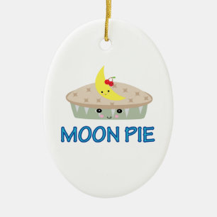 SÜßER MONDPFANNKUCHEN KERAMIKORNAMENT
