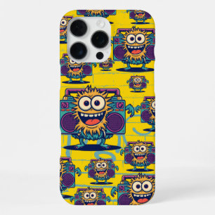 Süßer Monster Boombox 80er Musikliebhaber iPhone 16 Pro Max Hülle