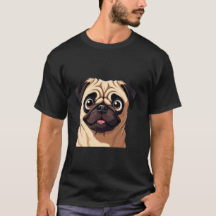 Süßer Mops-Hund T-Shirt