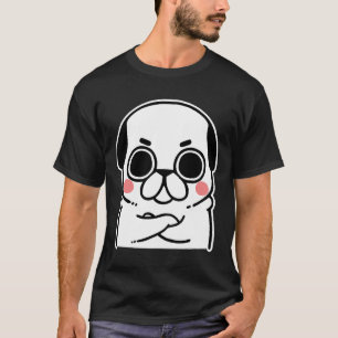 Süßer Mops-Hund Welpe Puggy Hundebesitzer Haustier T-Shirt