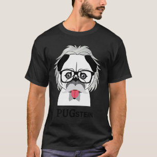 Süßer Mops-Hund Wissenschaft Physik Klassiker 470 T-Shirt