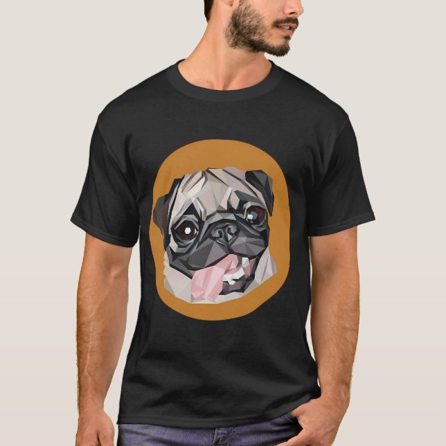 Süßer Mops T-Shirt (Vorderseite)