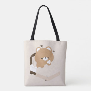 Süßer müder brauner Bär
