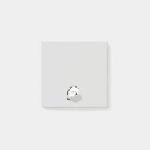 Süßer müder Panda Post-it Klebezettel