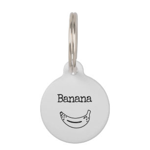Süßer Name Banane Haustiermarke