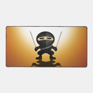 Süßer Ninja-Junge Anime-Gamer-Schreibtischunterlag Schreibtischunterlage