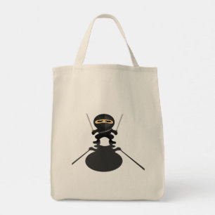 Süßer Ninja-Junge Anime-Krieger Doppel-Katana Allt Tragetasche