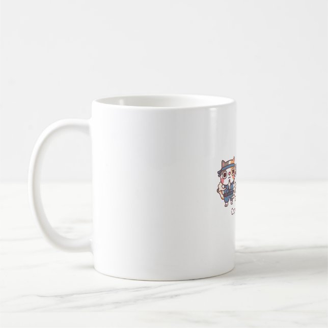 Süßer Ninja-Nachahmer Ninjutsu Kaffeetasse (Links)