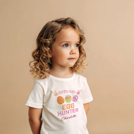 Süßer offizieller Ostereierjäger Kindername Baby T-shirt
