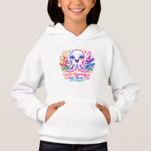 Süßer Oktopus Rückkehr zur Schule Kinder Hoodie