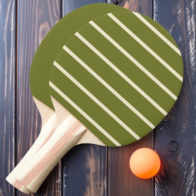 Süßer Olivenhain gestreift und fest Tischtennis Schläger (Von Creator hochgeladen)