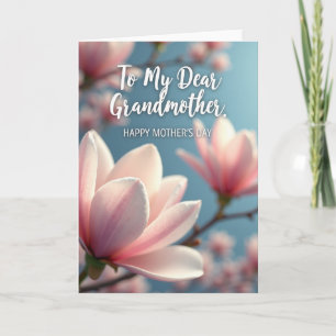 Süßer Oma-Tag-Blüten-Karte Karte