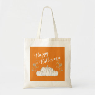 Süßer Oranger Kürbis Frohes Halloween Tragetasche