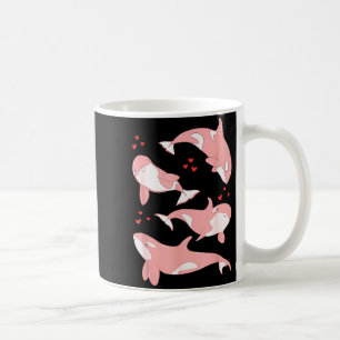 Süßer Orca-Wal Meer Biologe Meerestiere Valentinst Kaffeetasse