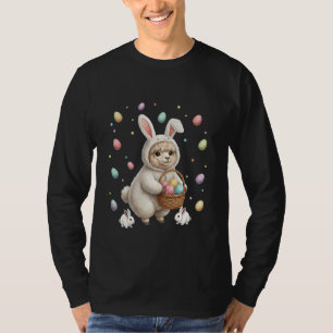 Süßer Osterhase Kaninchen mit Eiern Whimsical Alpa T-Shirt