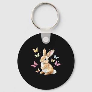 Süßer Osterhase Kaninchen Schmetterling Süßer Oste Schlüsselanhänger