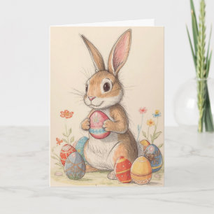 Süßer Osterhase  Karte