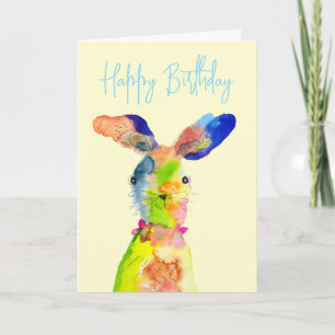 Süßer Osterhase Karte