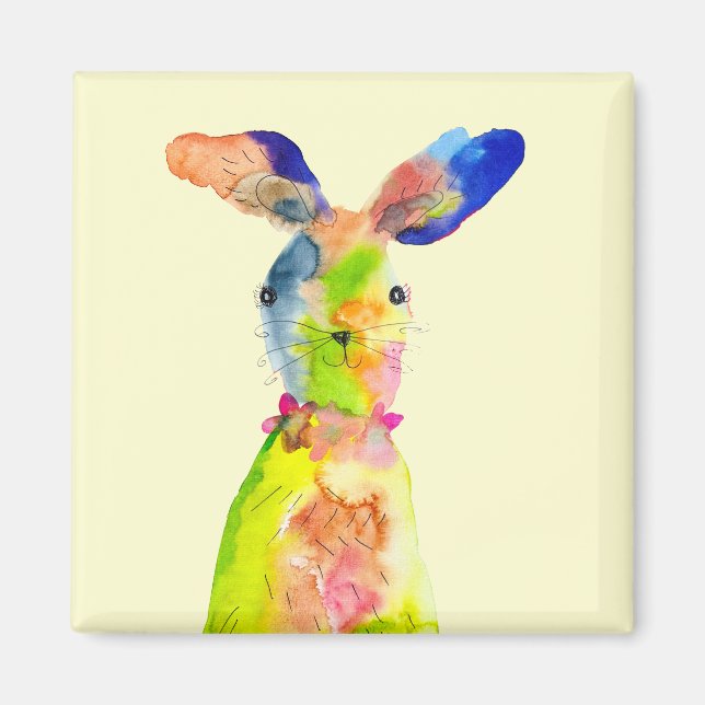 Süßer Osterhase  Magnet (Vorne)