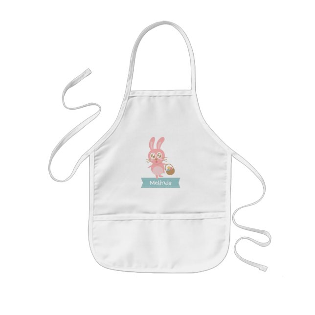 Süßer Osterhase mit Eiern Schürze (Vorne)