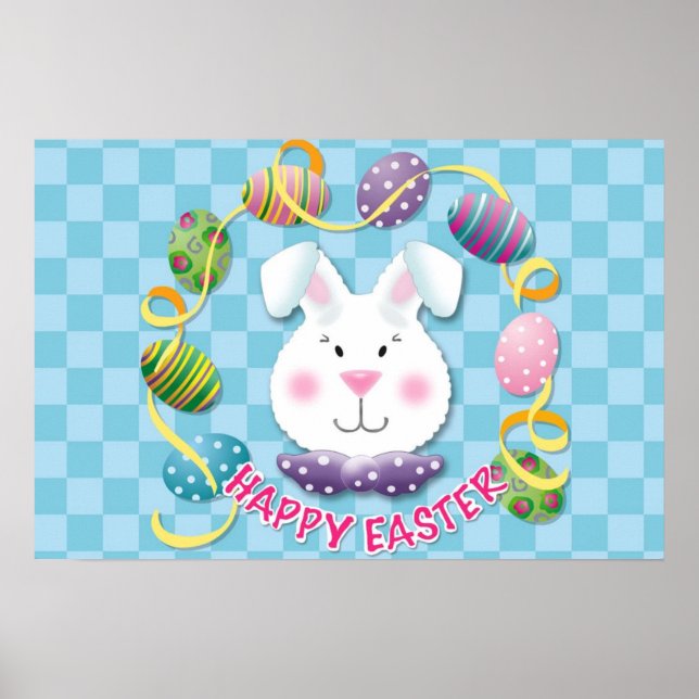 Süßer Osterhase Poster (Vorne)