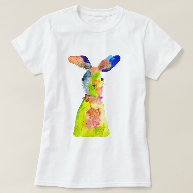Süßer Osterhase  T-Shirt (Design vorne)