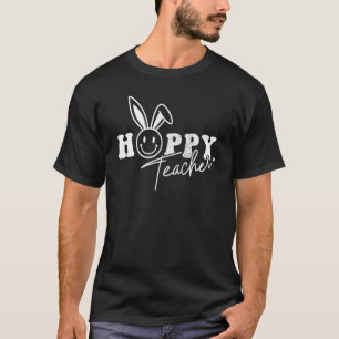 Süßer Osterhase Vintage Frohe Ostern Hoppy Teach T-Shirt