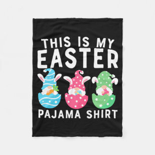 Süßer Ostertag, das ist mein Oster-Pyjama-T-Shirt Fleecedecke