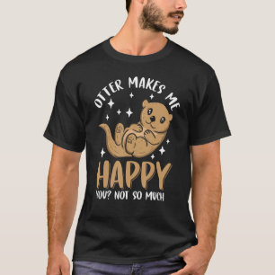 Süßer Otter Für Frau Fisch Otter Seeotter  2 T-Shirt