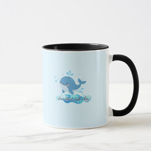 Süßer Ozean-Wal-Becher Tasse (Rechts)