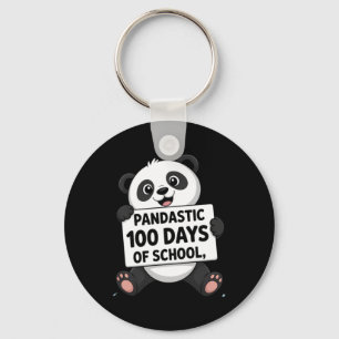 Süßer Panda 100 Tage in der Schule Schlüsselanhänger