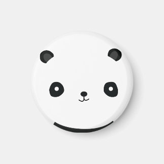 Süßer Panda 2 Zoll runder Magnet