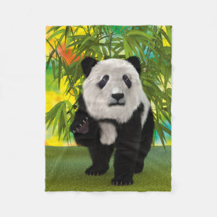 Süßer Panda-Bär Kawaii Tierliebhaber Perfektes Ges Fleecedecke