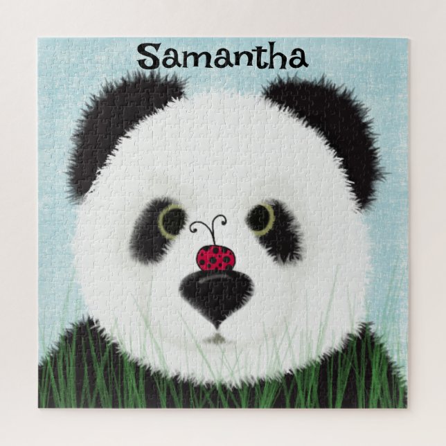 Süßer Panda Bär Puzzle (Vertikal)