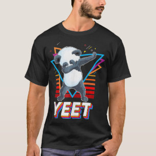 Süßer Panda Dab-Tanz lustig Dabbing Panda Bär Retr T-Shirt