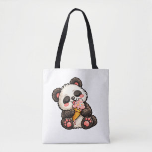 Süßer Panda-Eiscreme